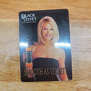 Black Velvet Advertising Playing Cards Deck Smooth As Velvet Canadian Whisky New